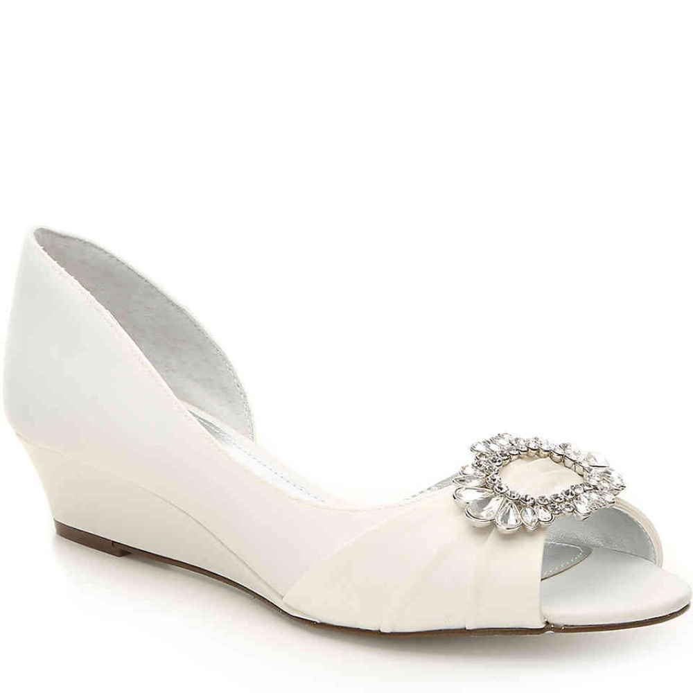 Nina Rivka Wedge Ivory